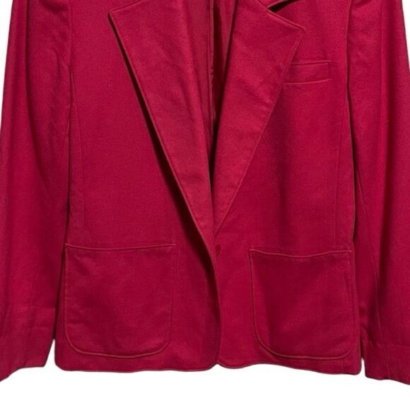 Pendleton- Women’s Hot Pink 100% Virgin Wool Blazer Jacket, SIze 8 PETITE - Picture 5 of 15